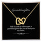 Interlocking Hearts - You are always in my heart Granddaughter necklace