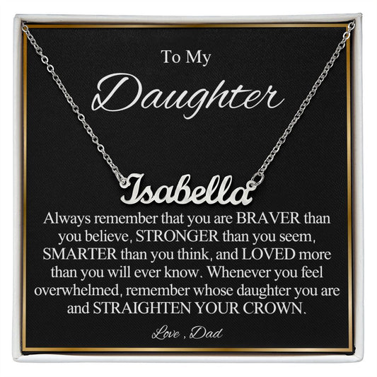 Daughter Name Necklace